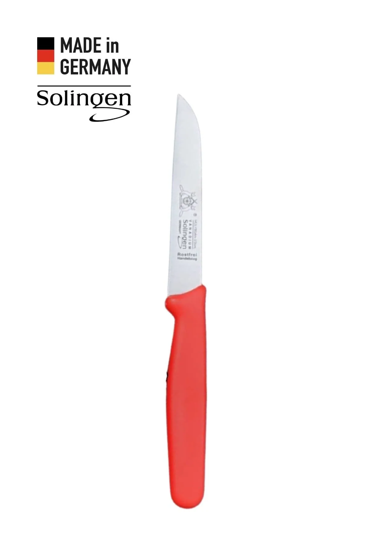 Düz Genel Kullanım Bıçağı Kırmızı - Solingen