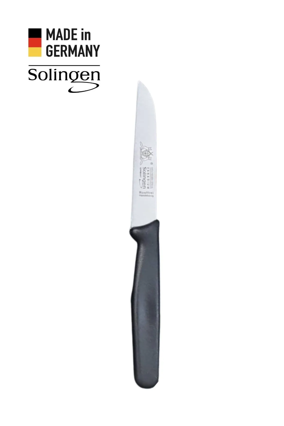 Düz Genel Kullanım Bıçağı Siyah - Solingen