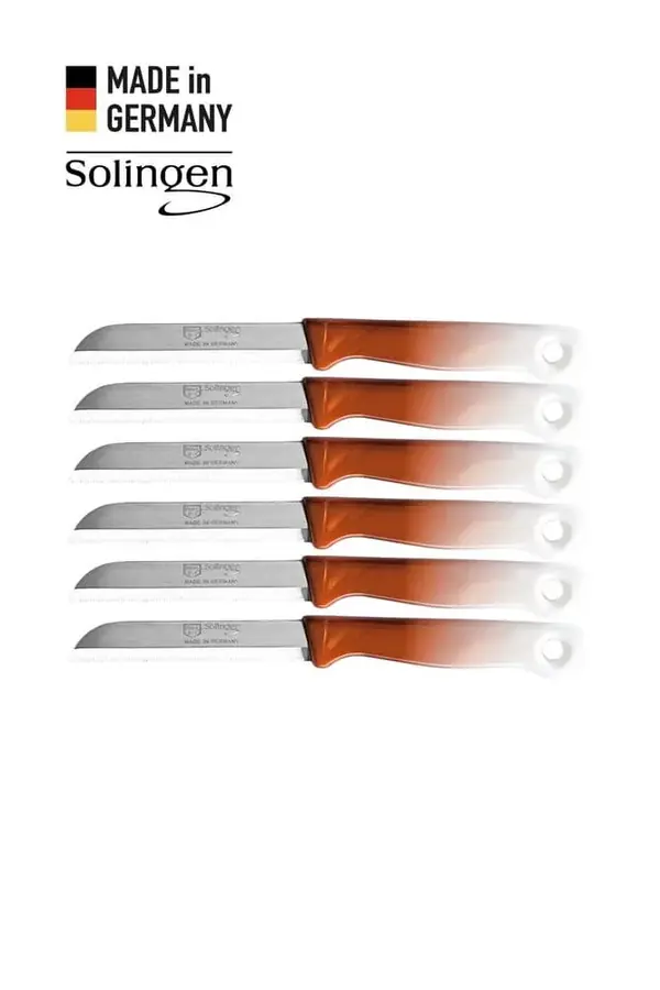 Geçişli Meyve Bıçağı 6'lı Set Bakır