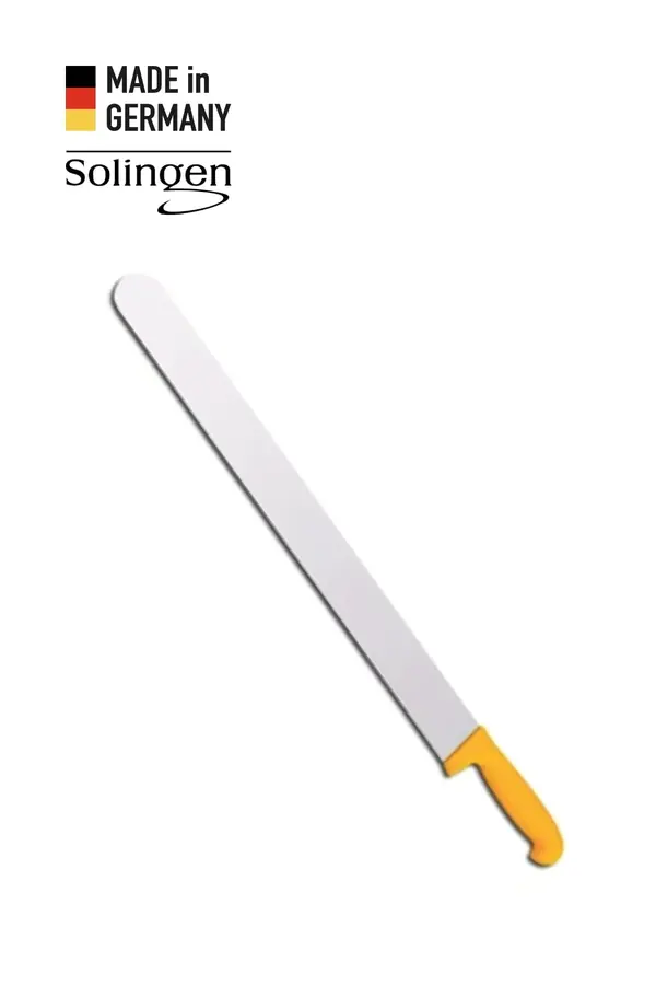 Geniş Döner Bıçağı Sarı Sap