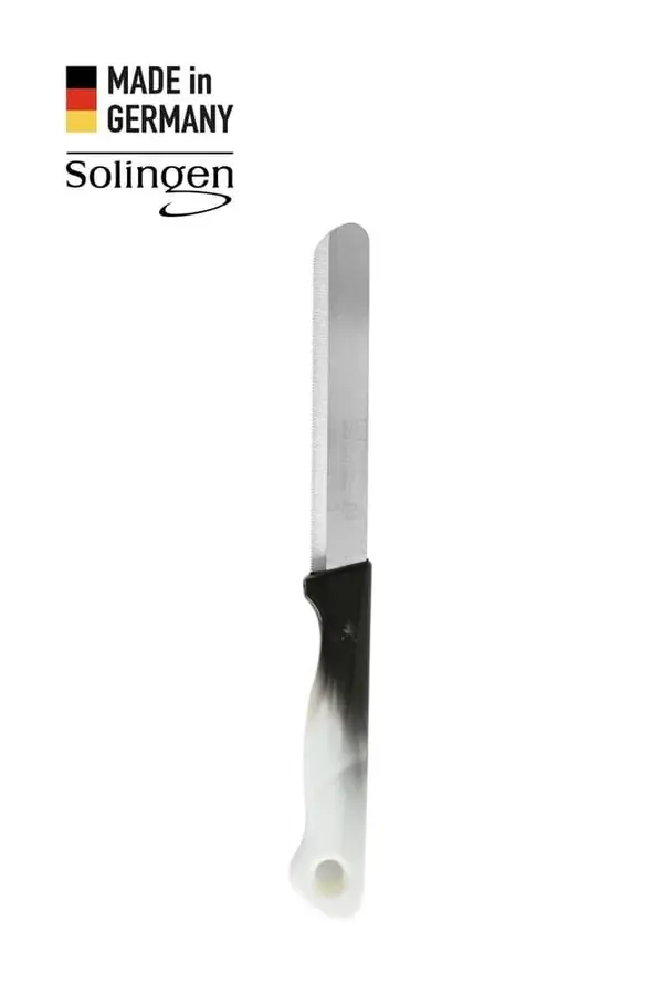 Mikro Tırtıklı Bıçak Siyah Beyaz Geçişli - Solingen