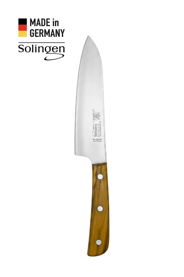 Santoku Bıçağı Zeytin Sap Perçinli - Solingen