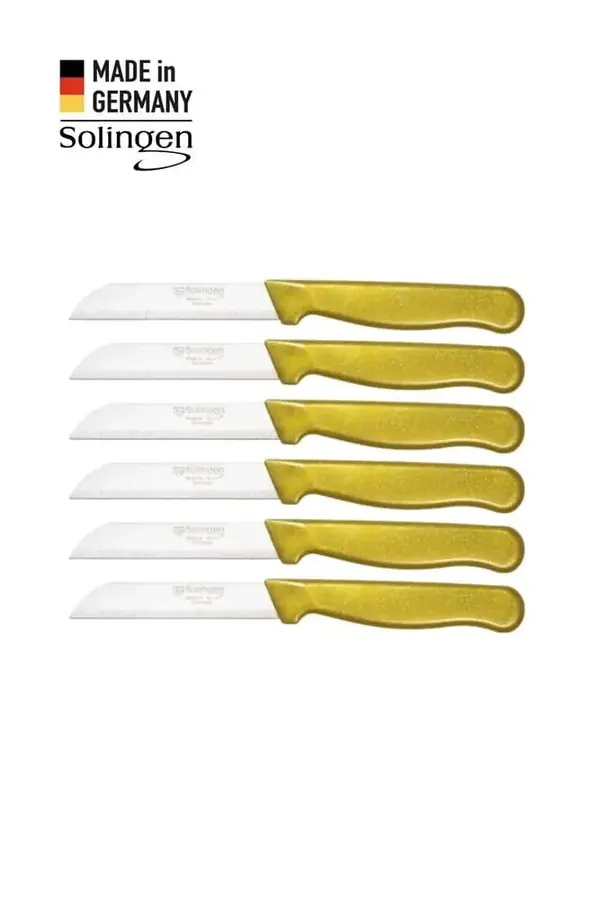 Simli Meyve Bıçağı 6'lı Set Altın - Solingen