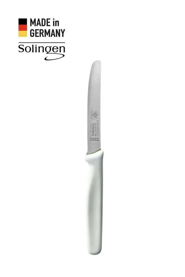 Tırtıklı Genel Kullanım Bıçağı Beyaz - Solingen