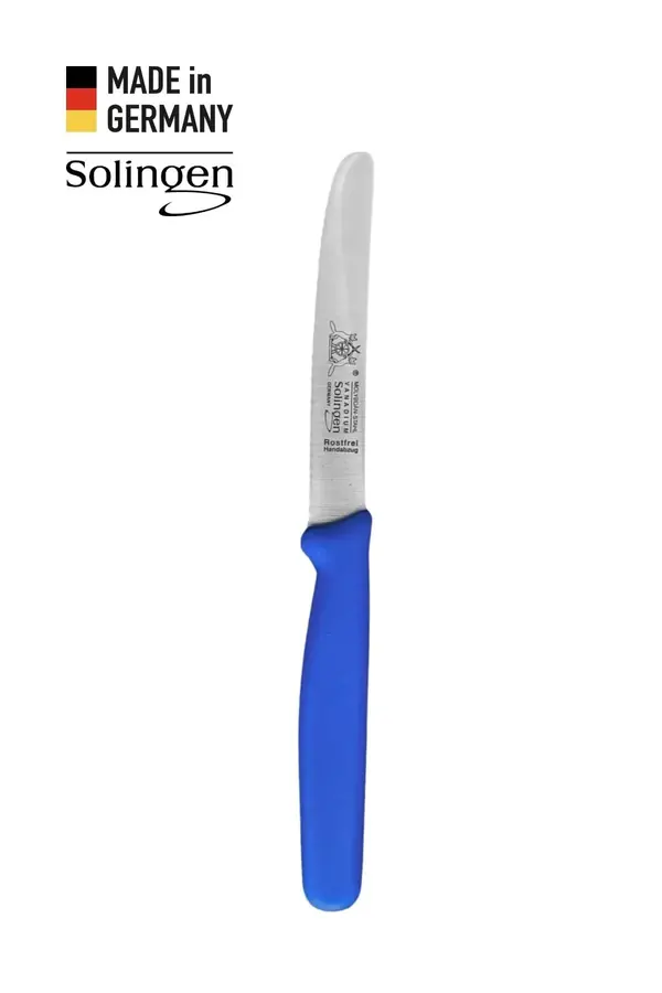 Tırtıklı Genel Kullanım Bıçağı Mavi - Solingen