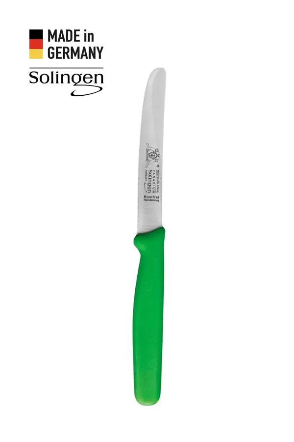 Tırtıklı Genel Kullanım Bıçağı Yeşil - Solingen