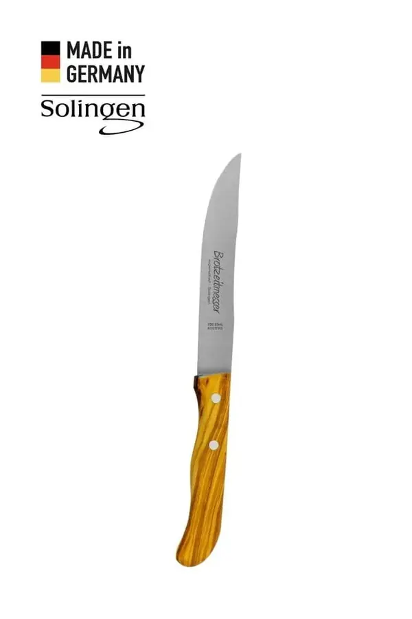 Zeytin Saplı Kavisli Genel Kullanım Bıçağı - Solingen