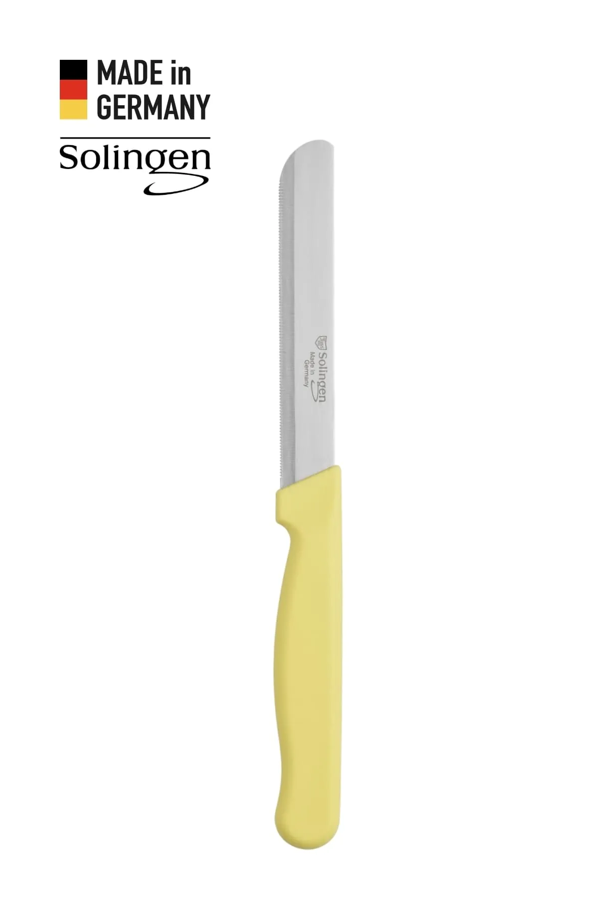 Mikro Tırtıklı Bıçak Açık Sarı - Solingen