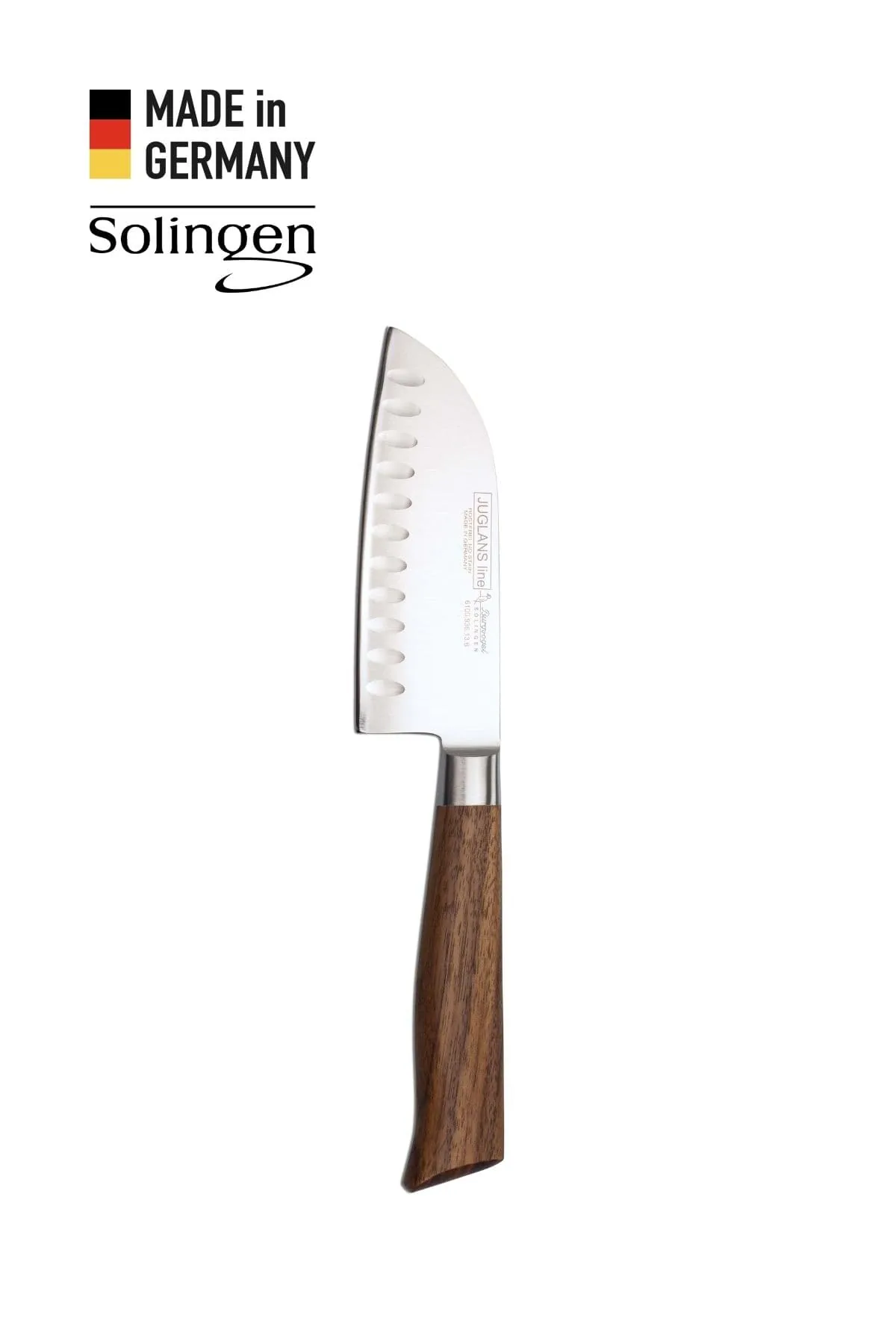 Oluklu Santoku Bıçağı Ceviz Sap Küçük - Solingen