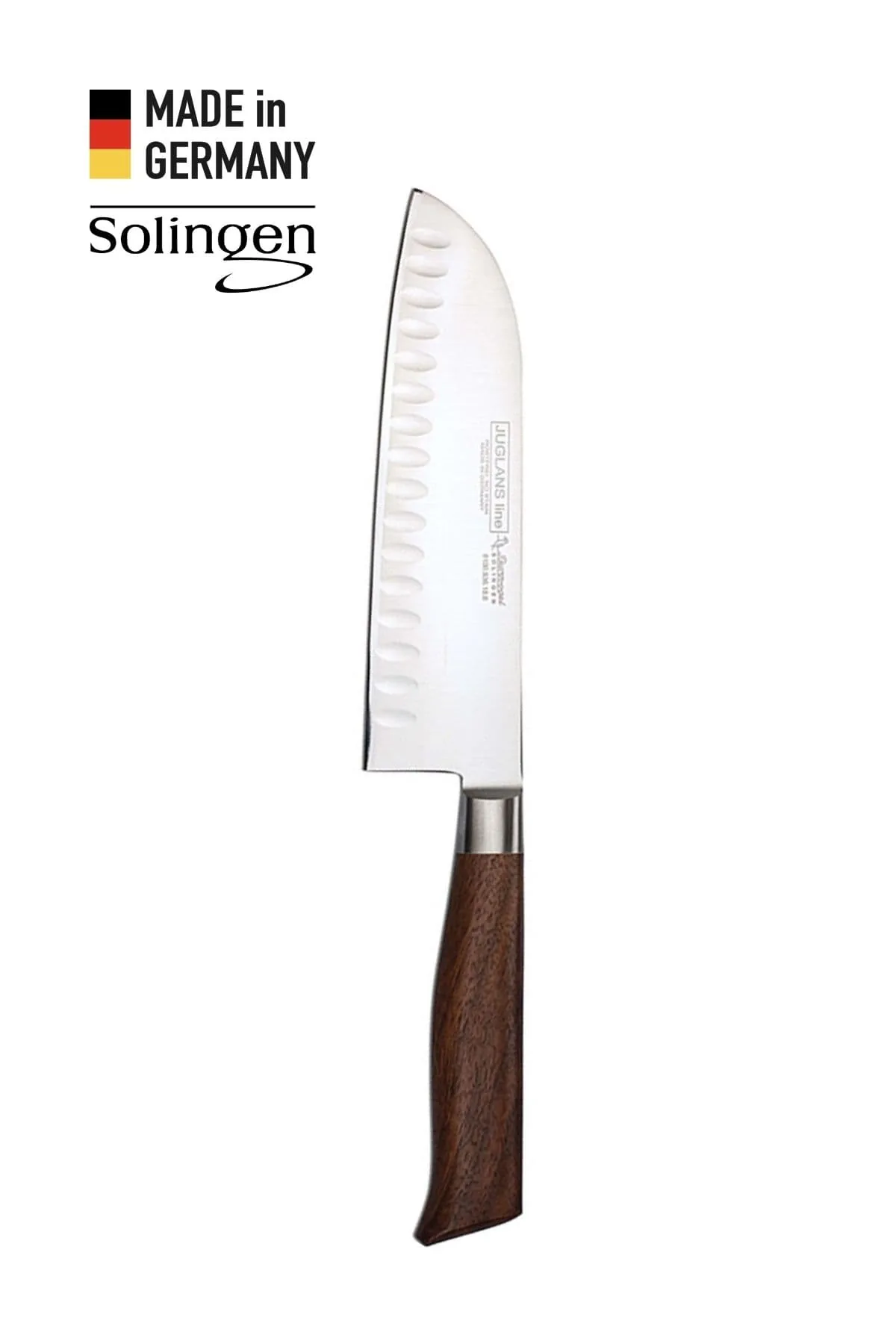 Oluklu Santoku Bıçağı Ceviz Sap - Solingen