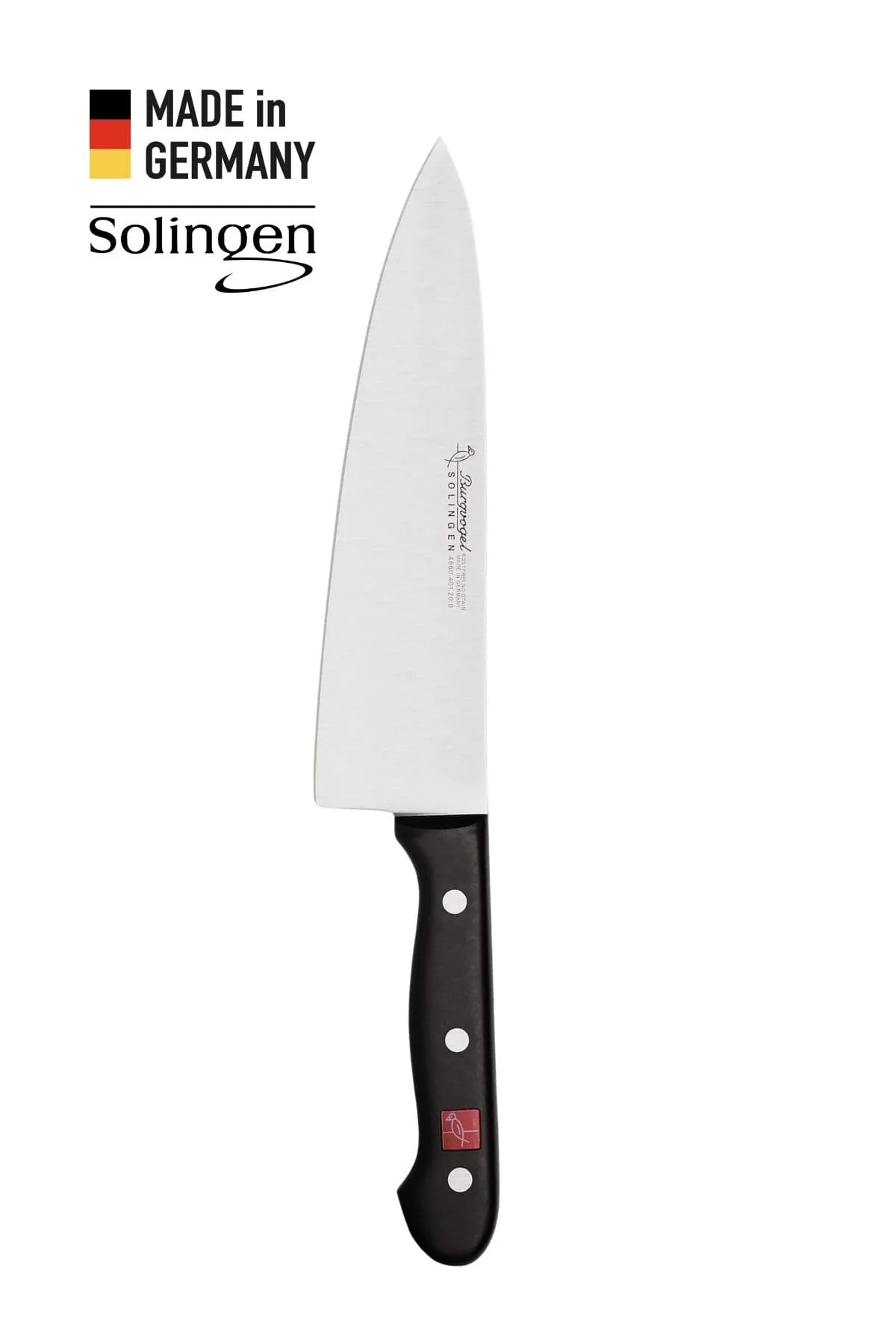 Şef Bıçağı Siyah Perçinli Büyük - Solingen