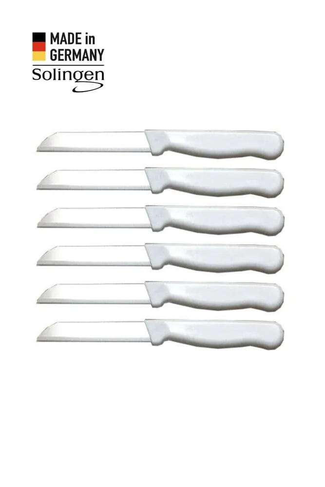 Simli Meyve Bıçağı 6'lı Set Beyaz - Solingen