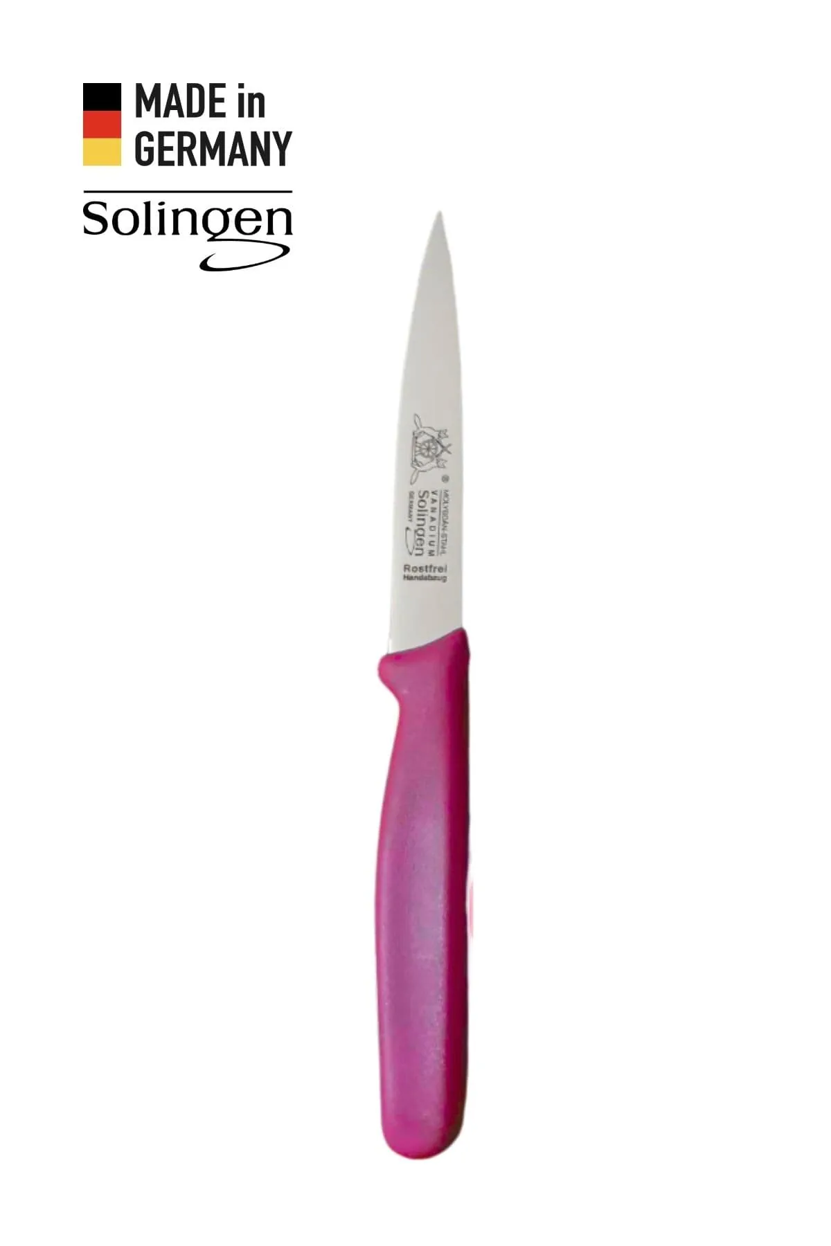 Sivri Uç Genel Kullanım Bıçağı Pembe - Solingen