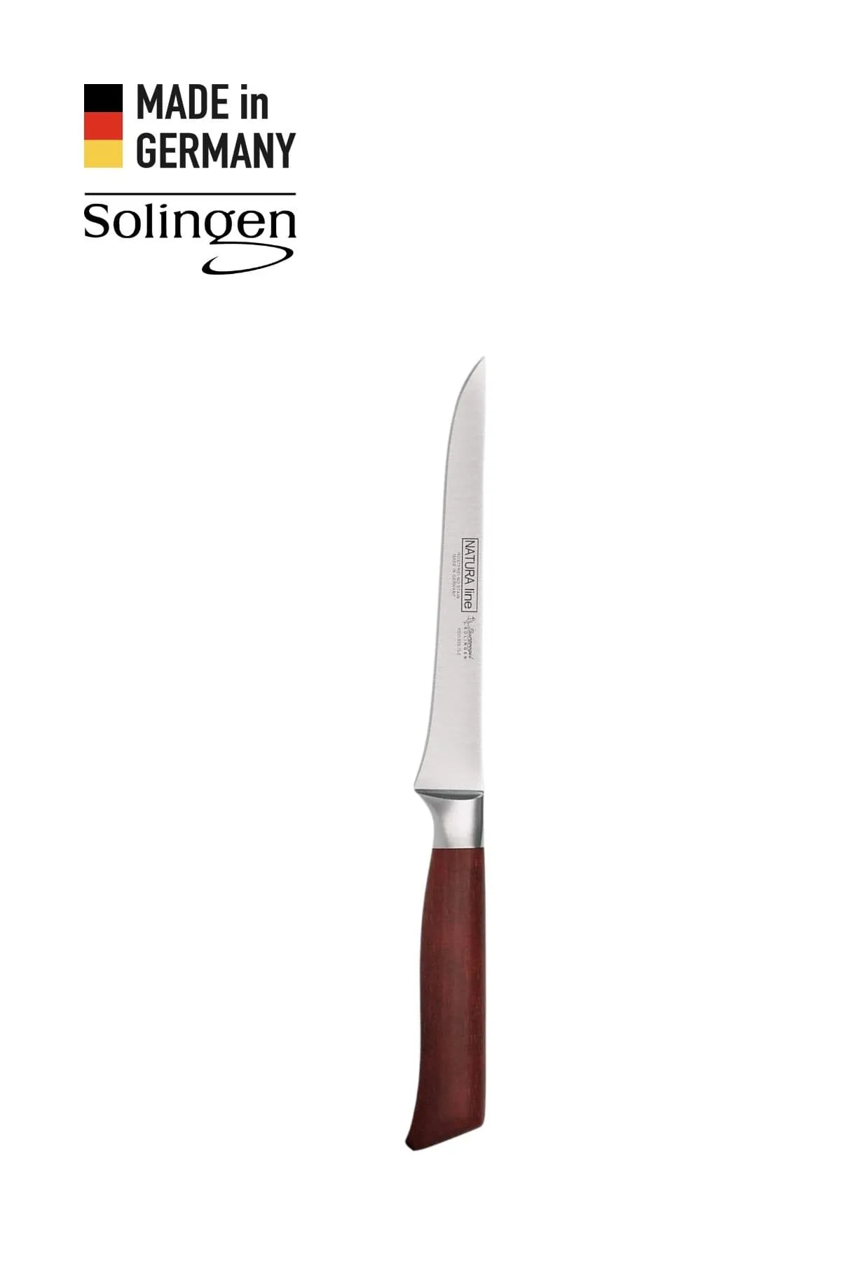 Sıyırma Bıçağı Bordo Ahşap Sap - Solingen